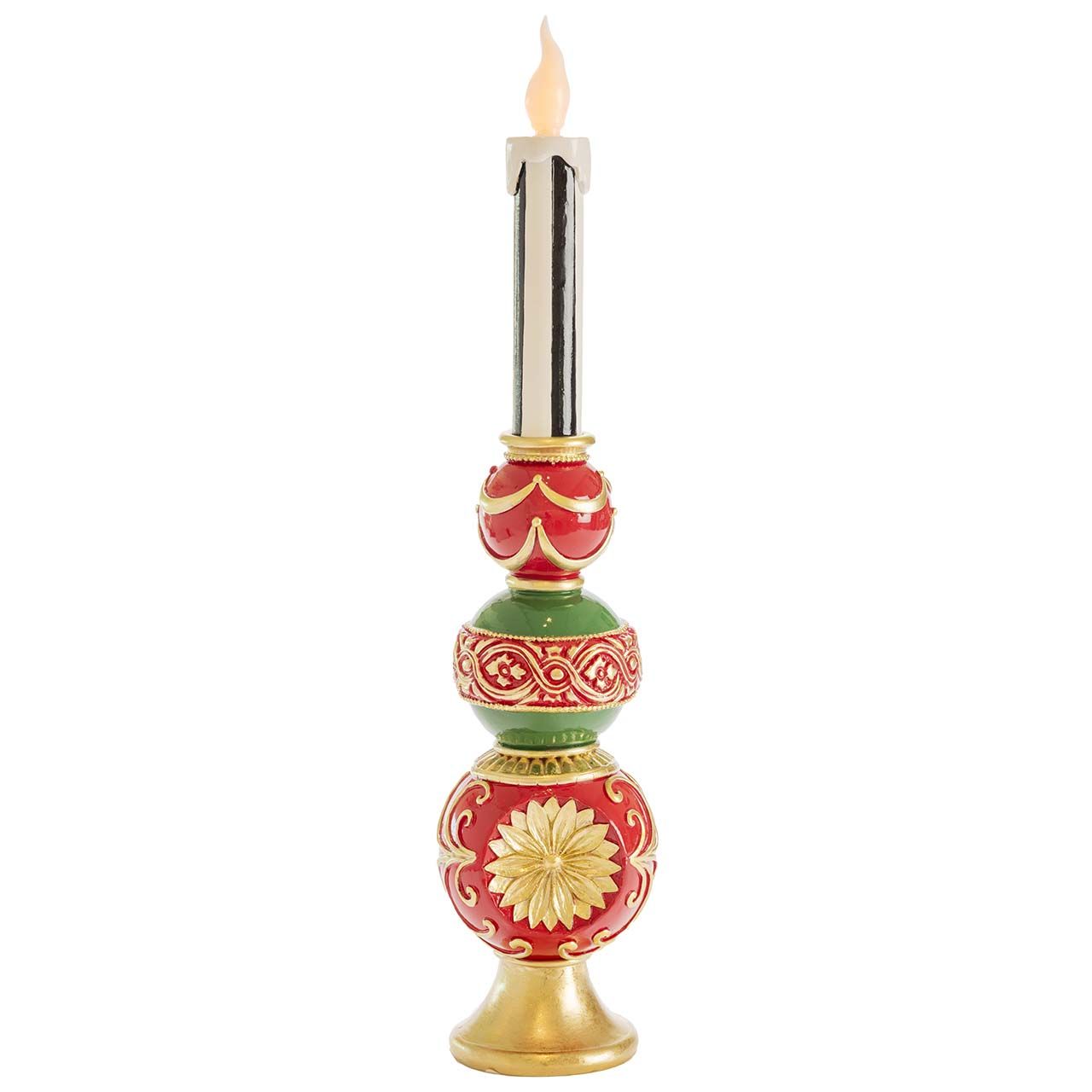 CANDELABRO ORNAMENTALE CON LED H. 39